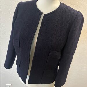 Vintage Navy Cropped Jacket